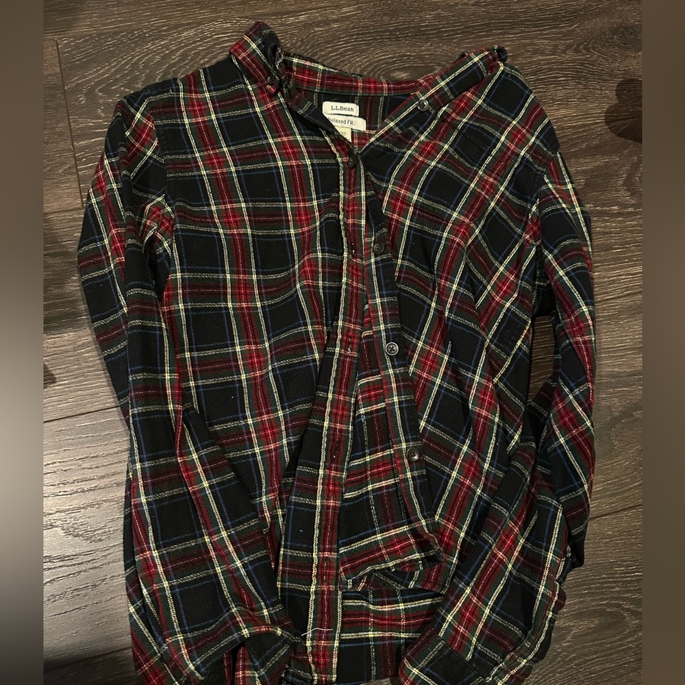 L.L.Bean Plaid Flannel Shirt